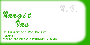 margit vas business card